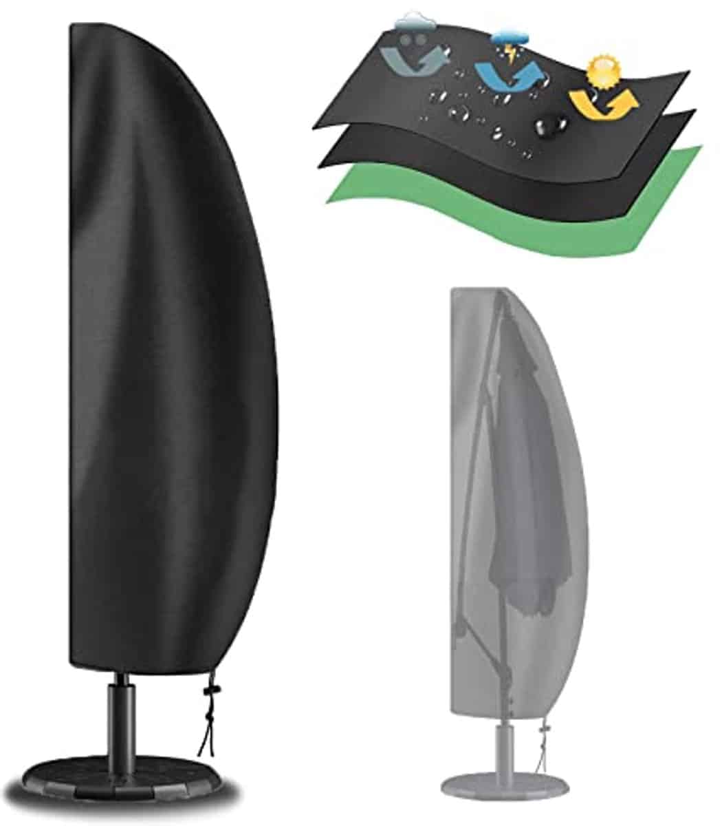 waterdichte parasolhoes voor grote vrijdragende parasols 2 4 m