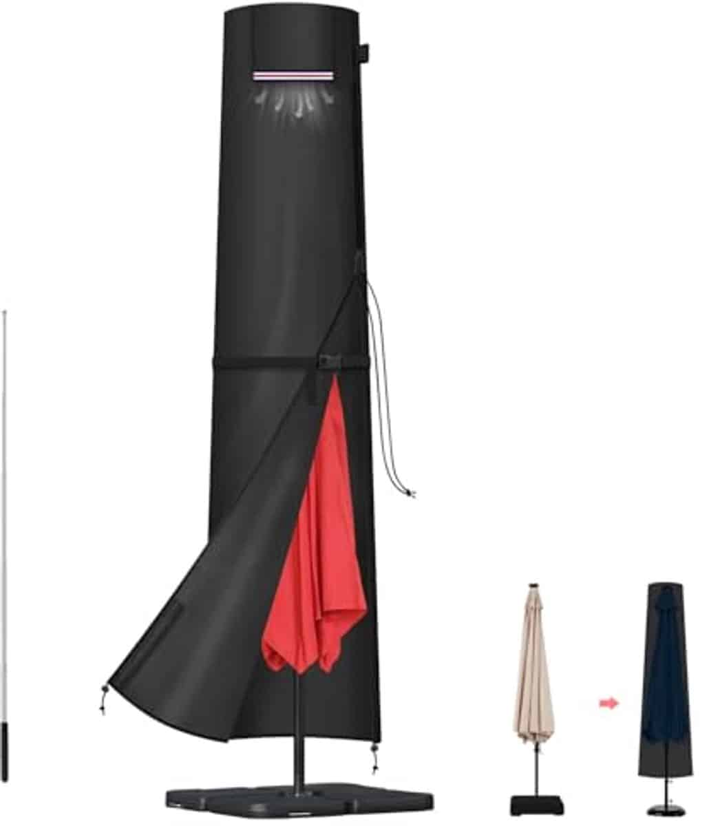 waterdichte parasolhoes voor Ø 2 4m tuin parasol uv