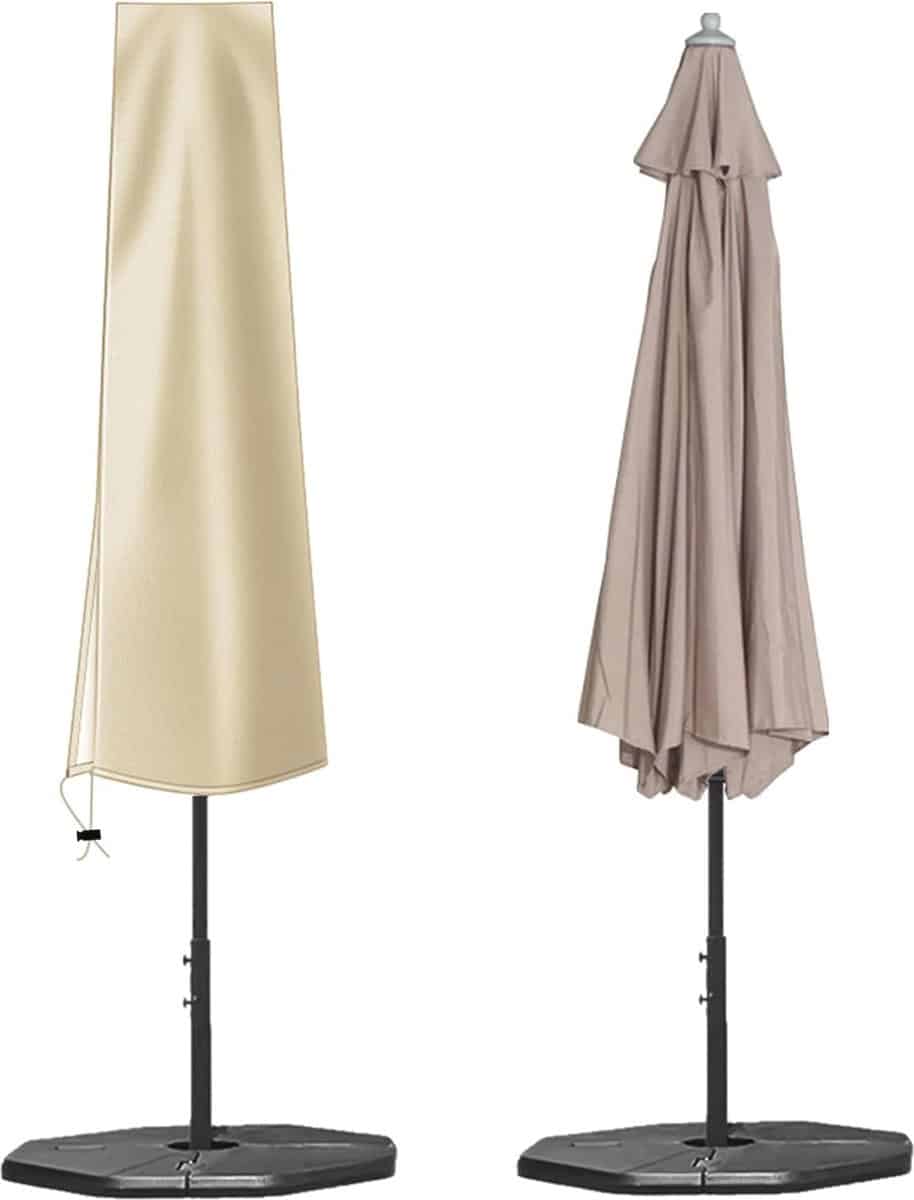 waterdichte parasolhoes voor Ø 300 cm oxford weefsel terrasparasolbescherming