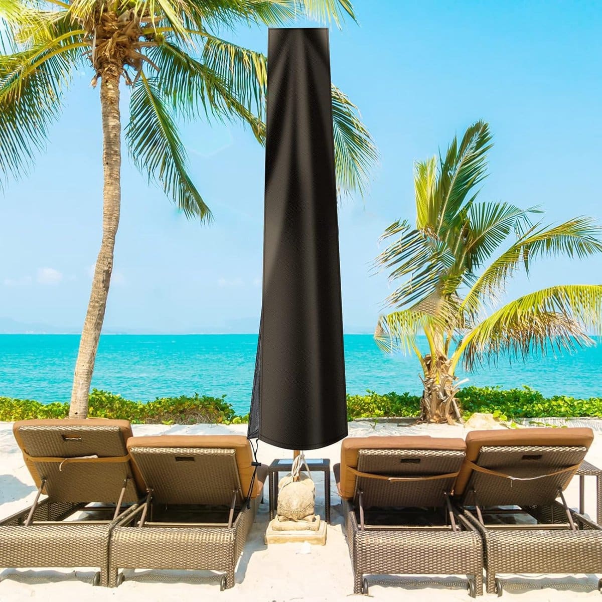 waterdichte parasolhoes voor parasols tot 4 meter, scheurbestendig en uv bestendig