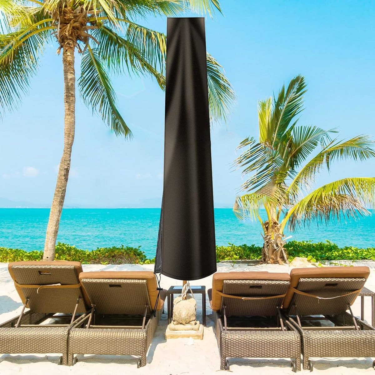 waterdichte parasolhoes voor parasols tot 4 meter, scheurbestendig en uv bestendig