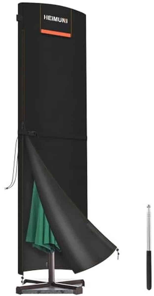 waterdichte parasolhoes voor ronde en vierkante parasols van 3 tot