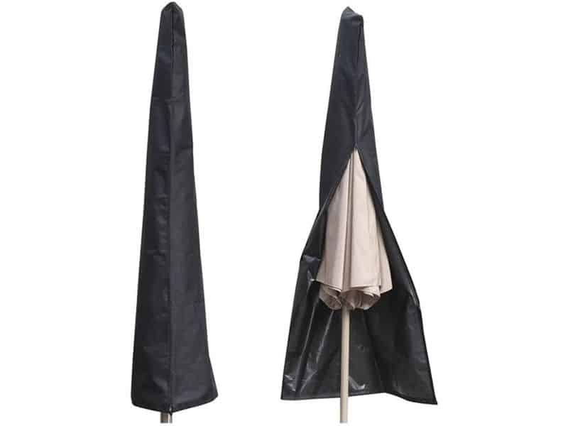 Waterdichte Parasolhoes voor Staande Parasols (270-360 cm) - Inclusief Telescoopstok