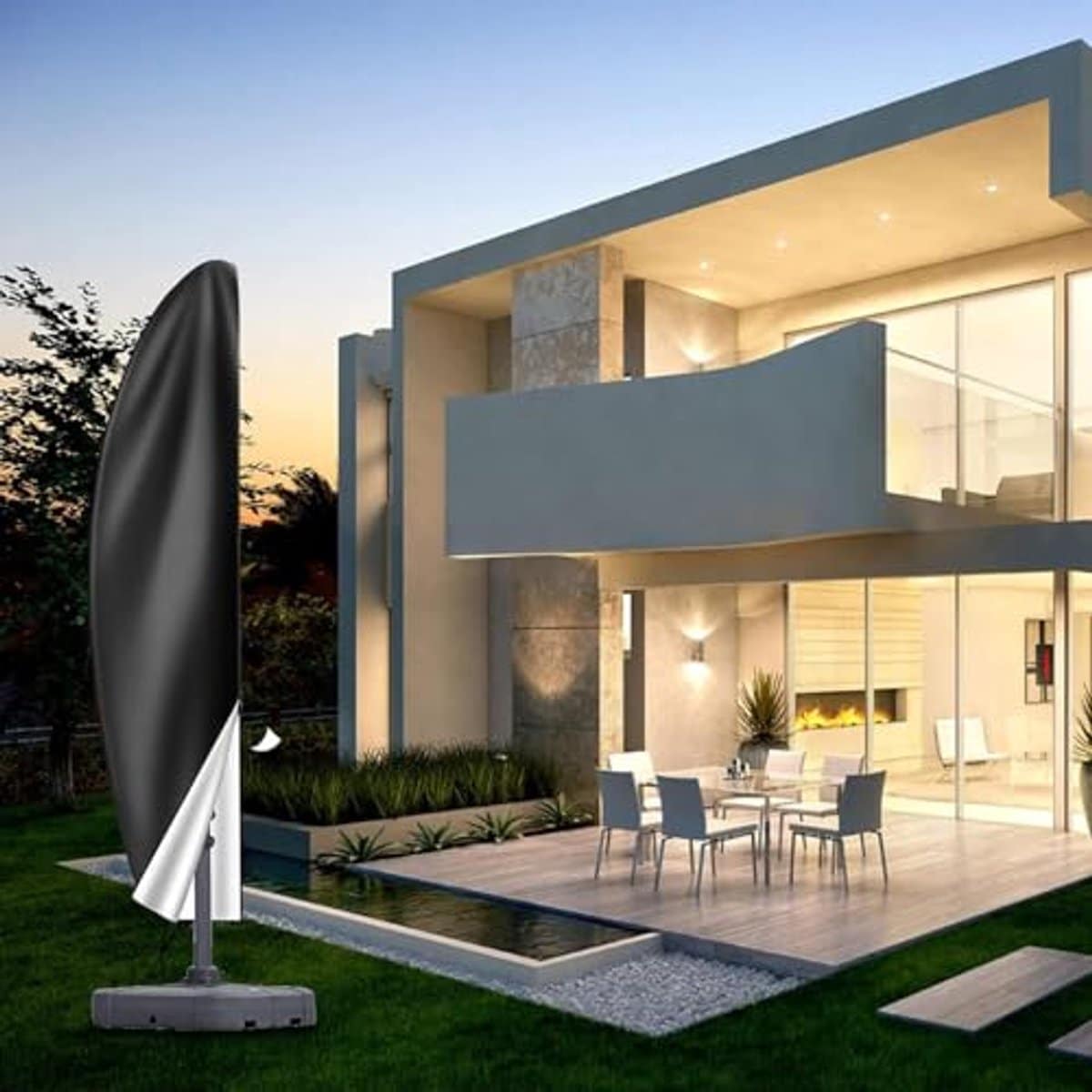 waterdichte parasolhoes voor vrijdragende parasols geschikt voor 2