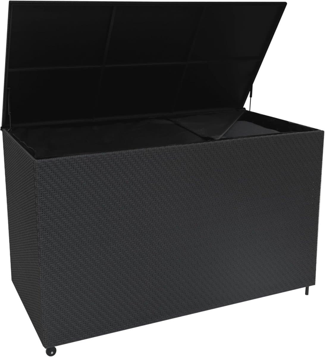 waterdichte rattan opbergbox voor buiten | 996 l ruimte voor