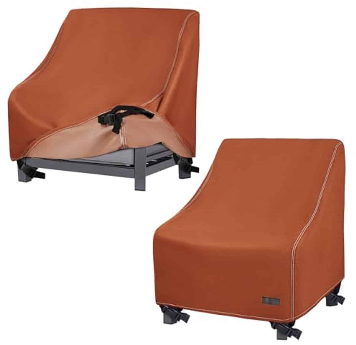 waterdichte terrasstoelhoezen voor lounge stoelen 2 stuks