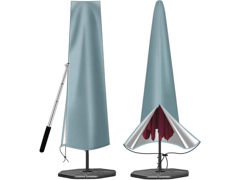 Waterproof Parasolhoes 600D Oxford Stof met Rits (190 x 30