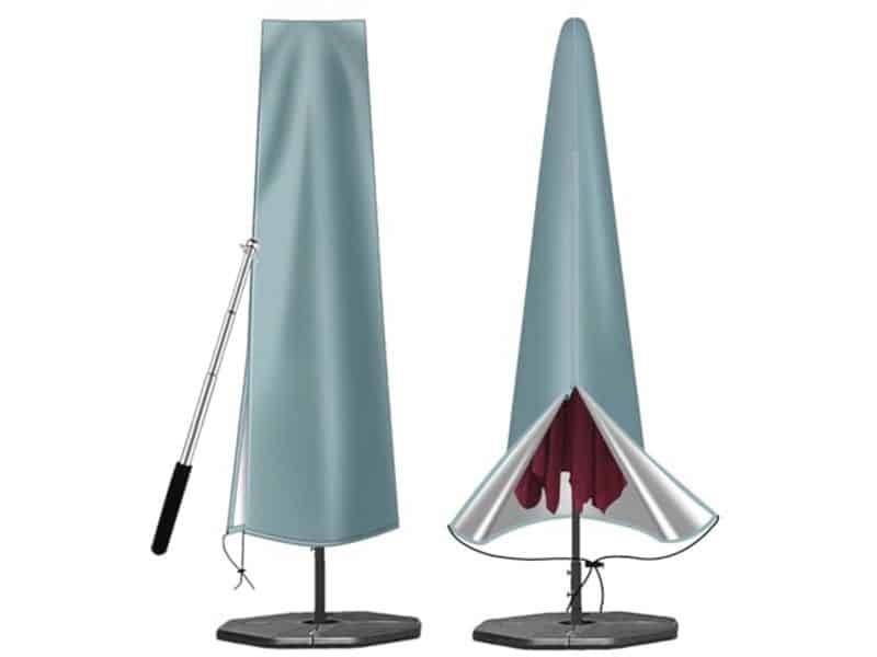 Waterproof Parasolhoes 600D Oxford Stof met Rits (190 x 30