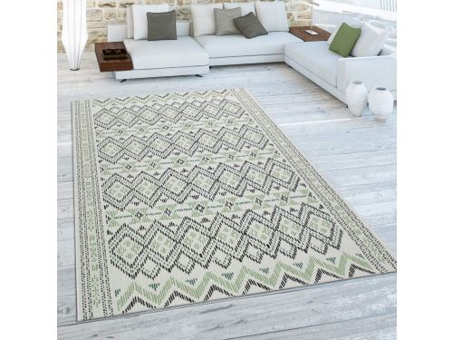 Weerbestendig Buitenkleed met Etnisch Patroon voor Patio en Balkon