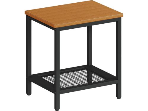 Weerbestendige bijzettafel voor buiten met opbergruimte - 2-laags patio tafel