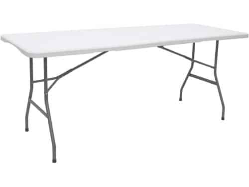 Weerbestendige inklapbare tuintafel voor 6 personen - 180 x 70