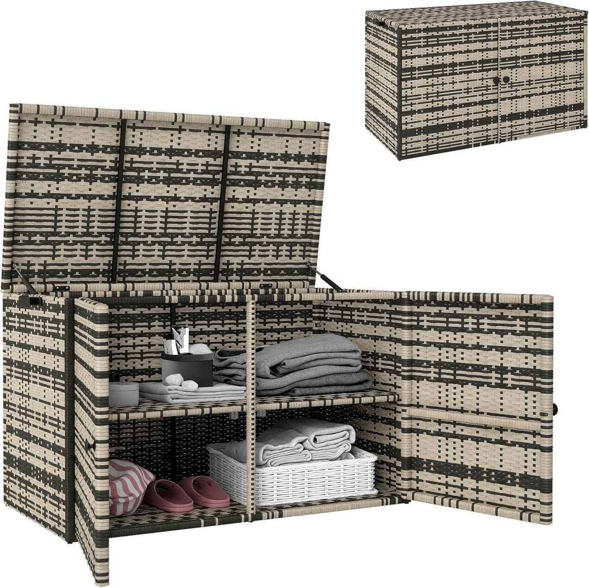 weerbestendige opbergbox voor tuin en balkon 350 liter