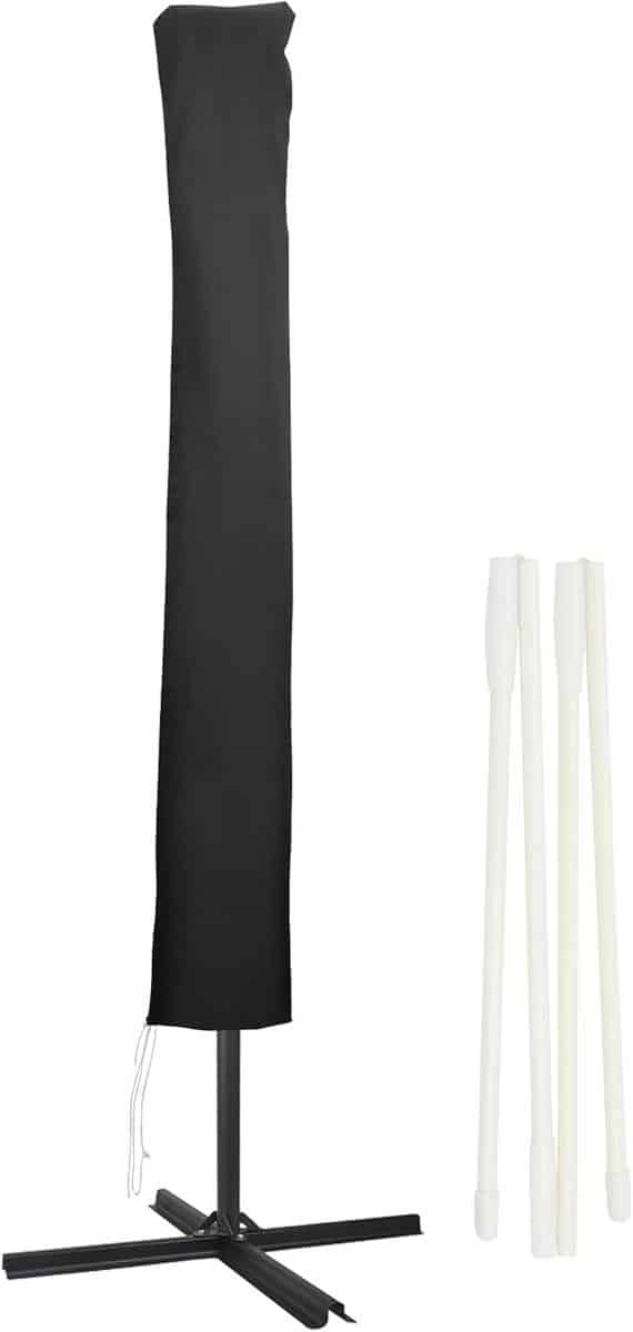 weerbestendige parasolhoes met ventilatieopeningen geschikt voor parasols tot 300