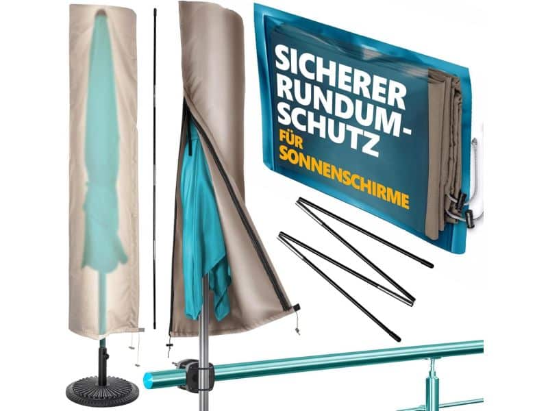 Weerbestendige parasolhoes tot 3 m - robuuste beschermhoes voor tuin