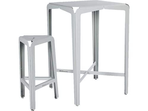 Weltevree | Bended Table High | Hoge Stalen Bar Tafel