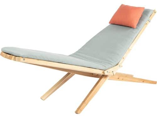 Weltevree | Woodlounger | Loungestoel Tuin, Ligstoel Buiten, Ligbed Opvouwbaar