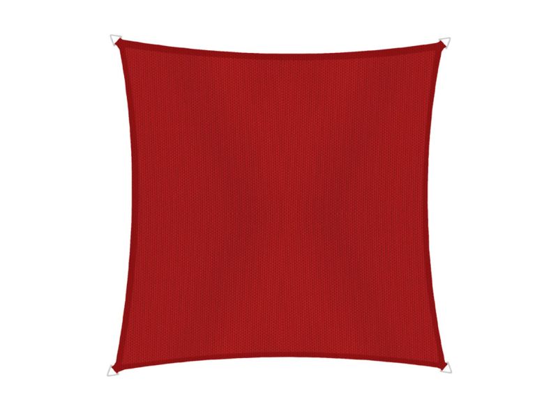Windhager Schaduwdoek Cannes 5x5m Rood