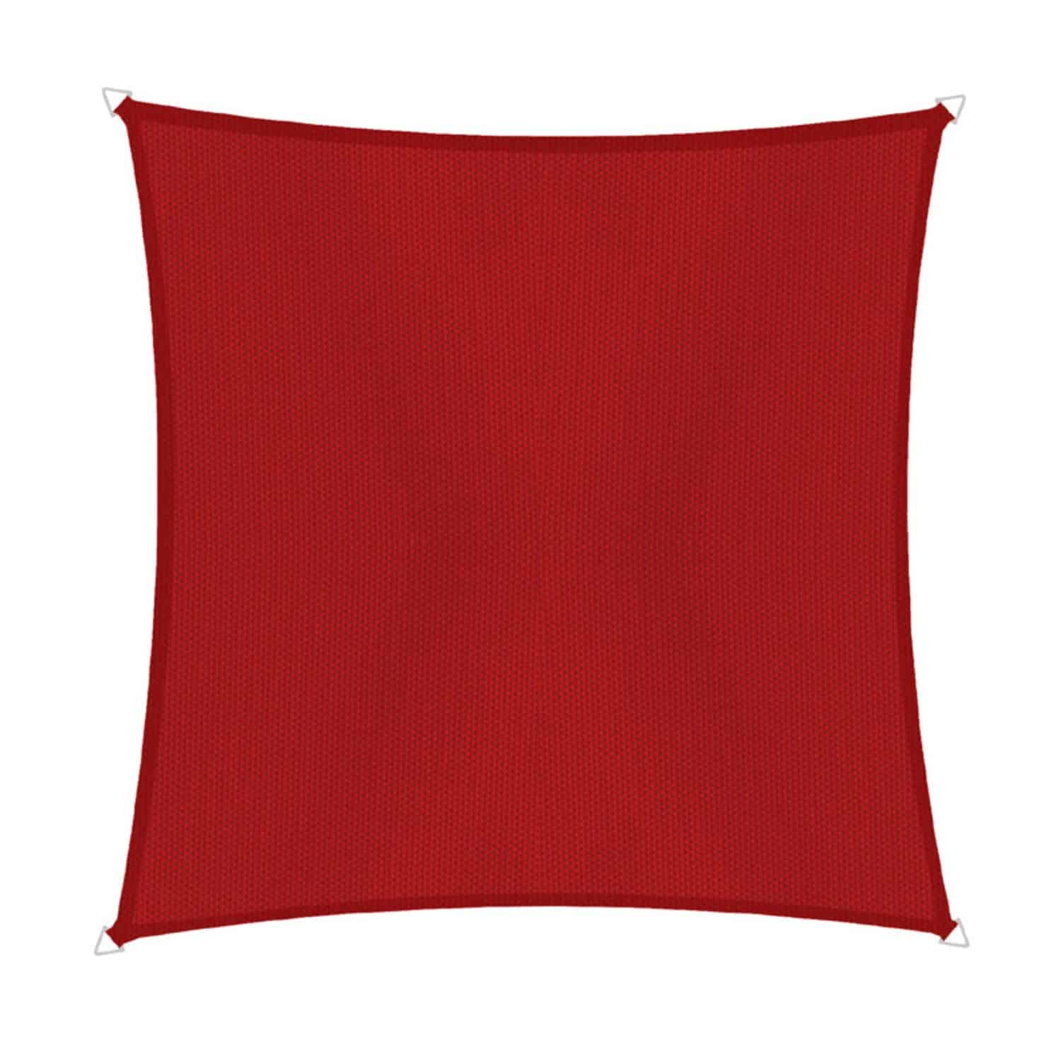 windhager schaduwdoek cannes 5x5m rood