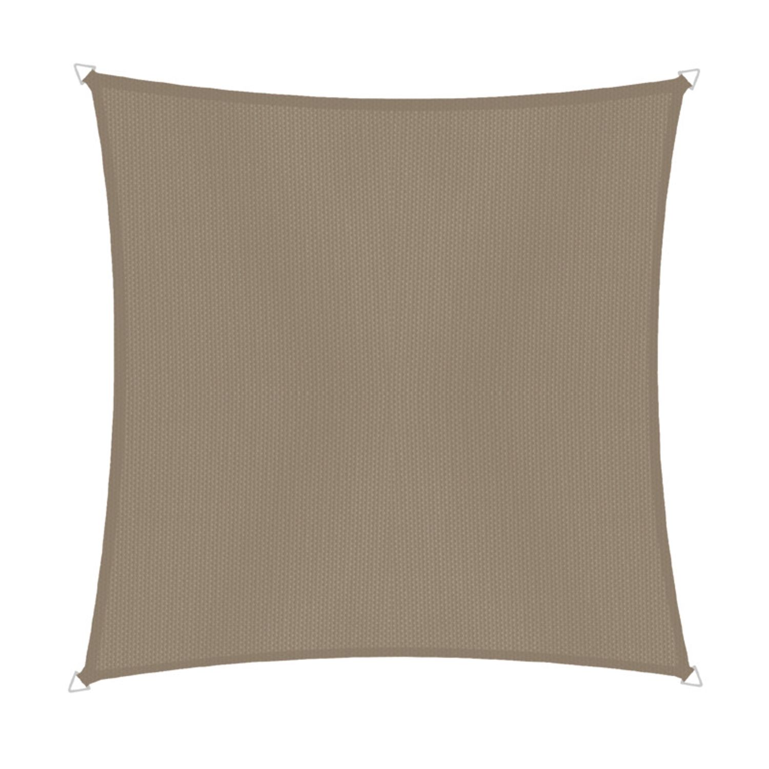 windhager schaduwdoek cannes vierkant 5x5m taupe