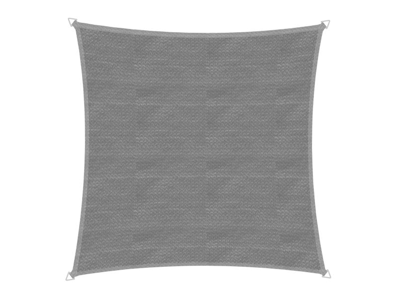 Windhager Schaduwdoek Capri Vierkant Grijs 4x4m
