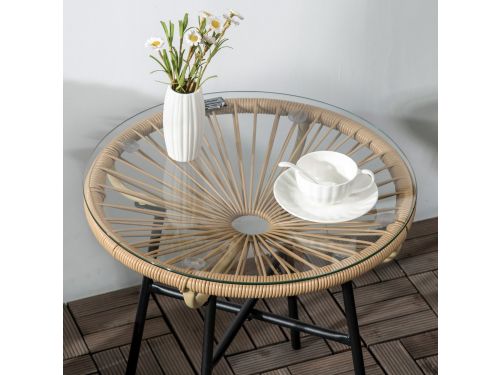 Wishdor - Bijzettafel - Boho-Stijl - Voor Balkon Of Terras