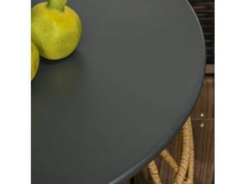 Wishdor - Bijzettafels 2-Delige Set - Stapelbaar En Met Stelvoeten