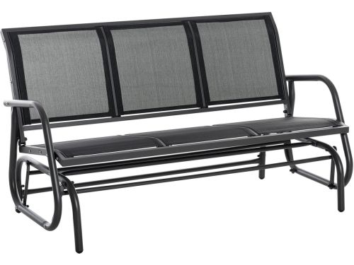 Wishdor Schommelbank Voor 3 Personen - Schommelfunctie - Metalen Frame