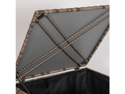 Wishdor - Tuinbox - Met Deksel En Pneumatische Hefondersteuning