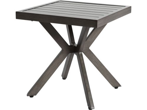 Wishdor - Vierkante Bijzettafel - Weerbestendig En Roestbestendig - Voor