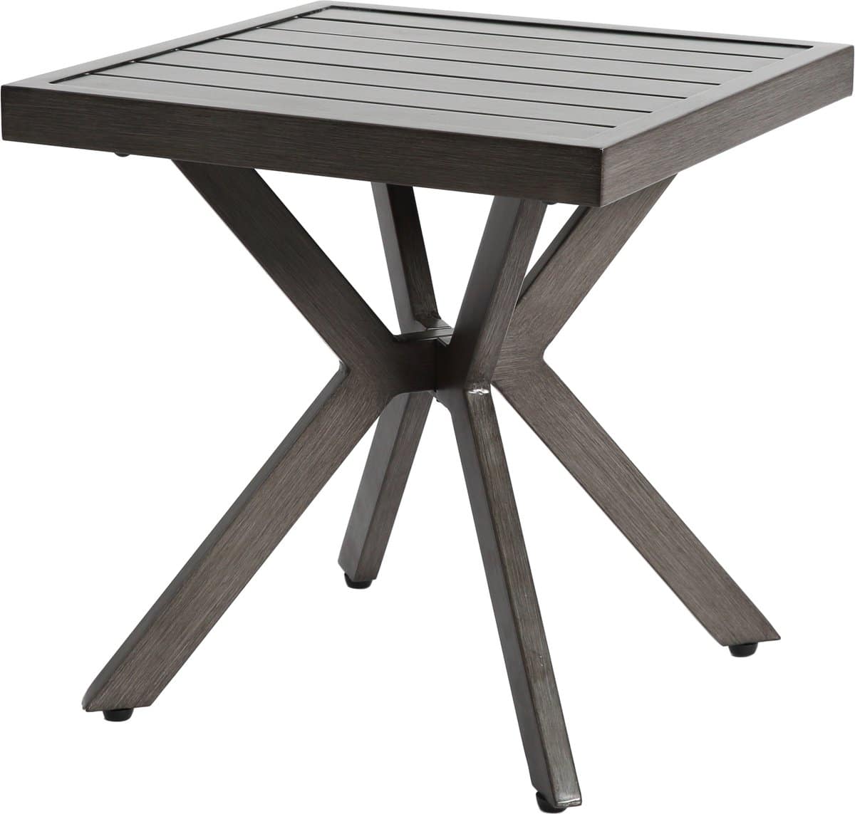 wishdor vierkante bijzettafel weerbestendig en roestbestendig voor