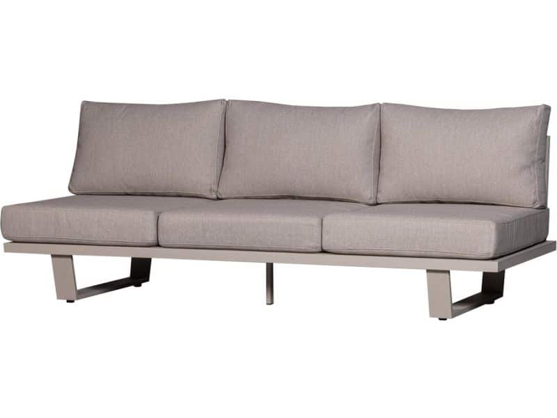 WOOOD Bear 3-Zits Tuinbank - Aluminium - Zand - All