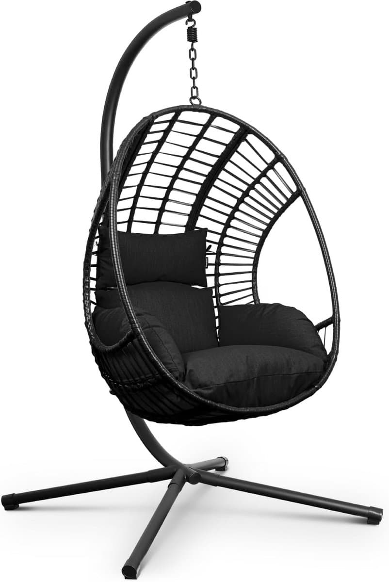 xxl ei hangstoel met standaard | binnen & buiten