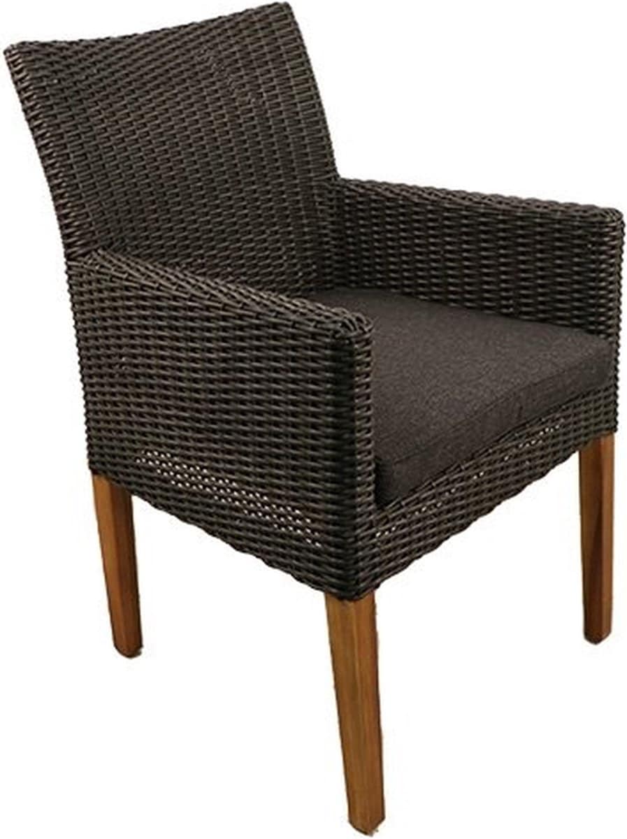 your own living bandung dining tuinstoel charcoal