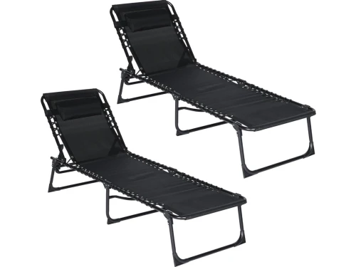 Zonnebed - Ligbed tuin - Opvouwbaar - Balkon