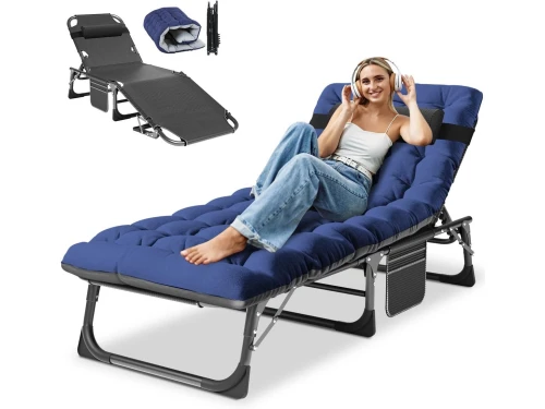 Zonnebed - Ligbed tuin - Opvouwbaar - Tuinplezier