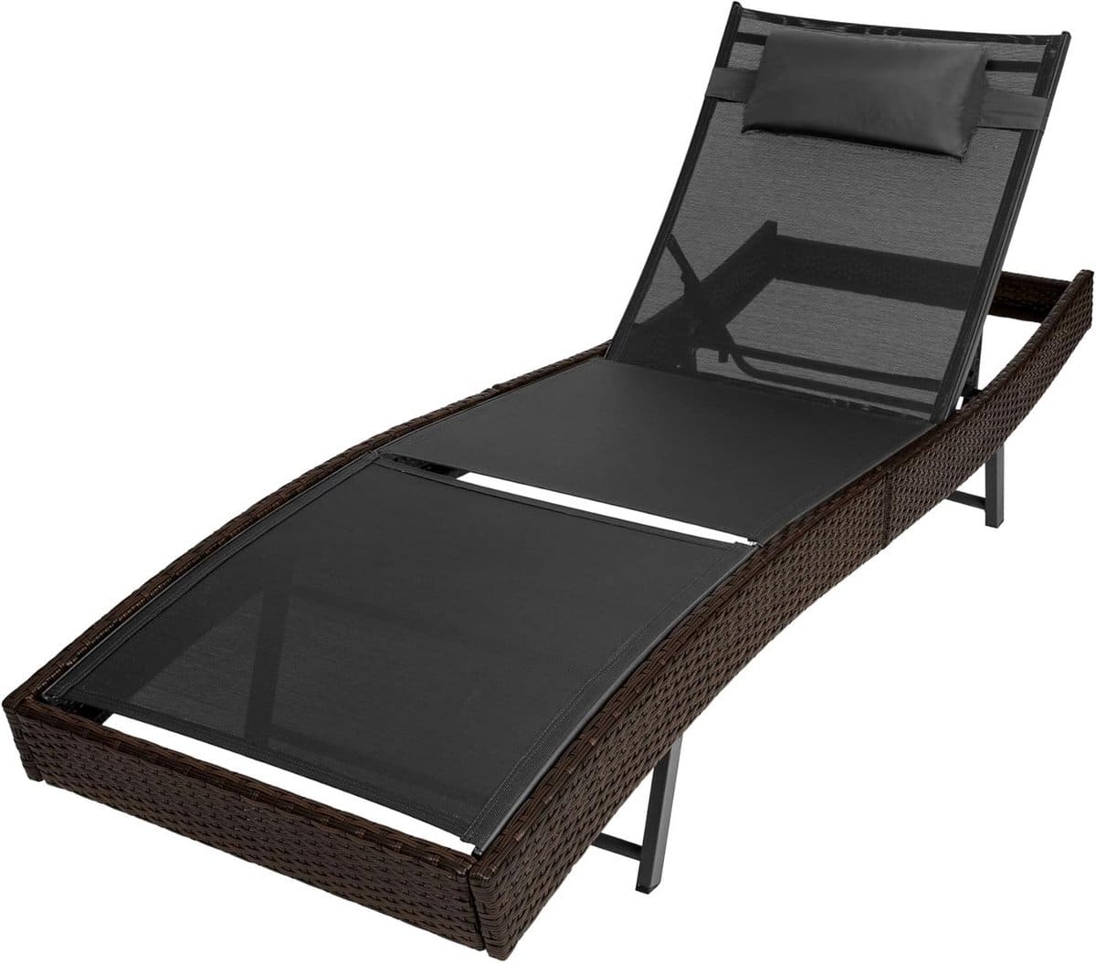 zonnebed ligbed tuin opvouwbaar verstelbaar