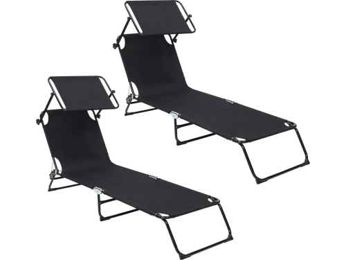 Zonnebed - Ligbed tuin - Opvouwbaar - Zomer