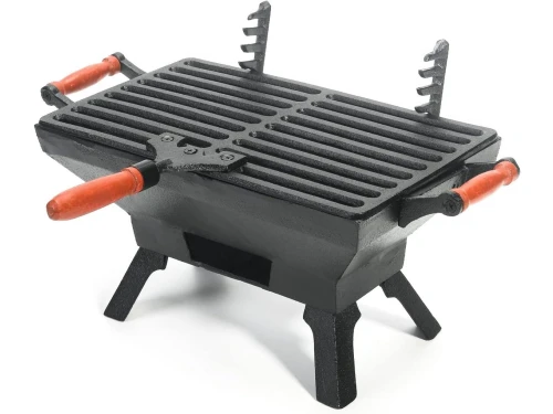 Zware Gietijzeren BBQ Grill voor Binnen en Buiten