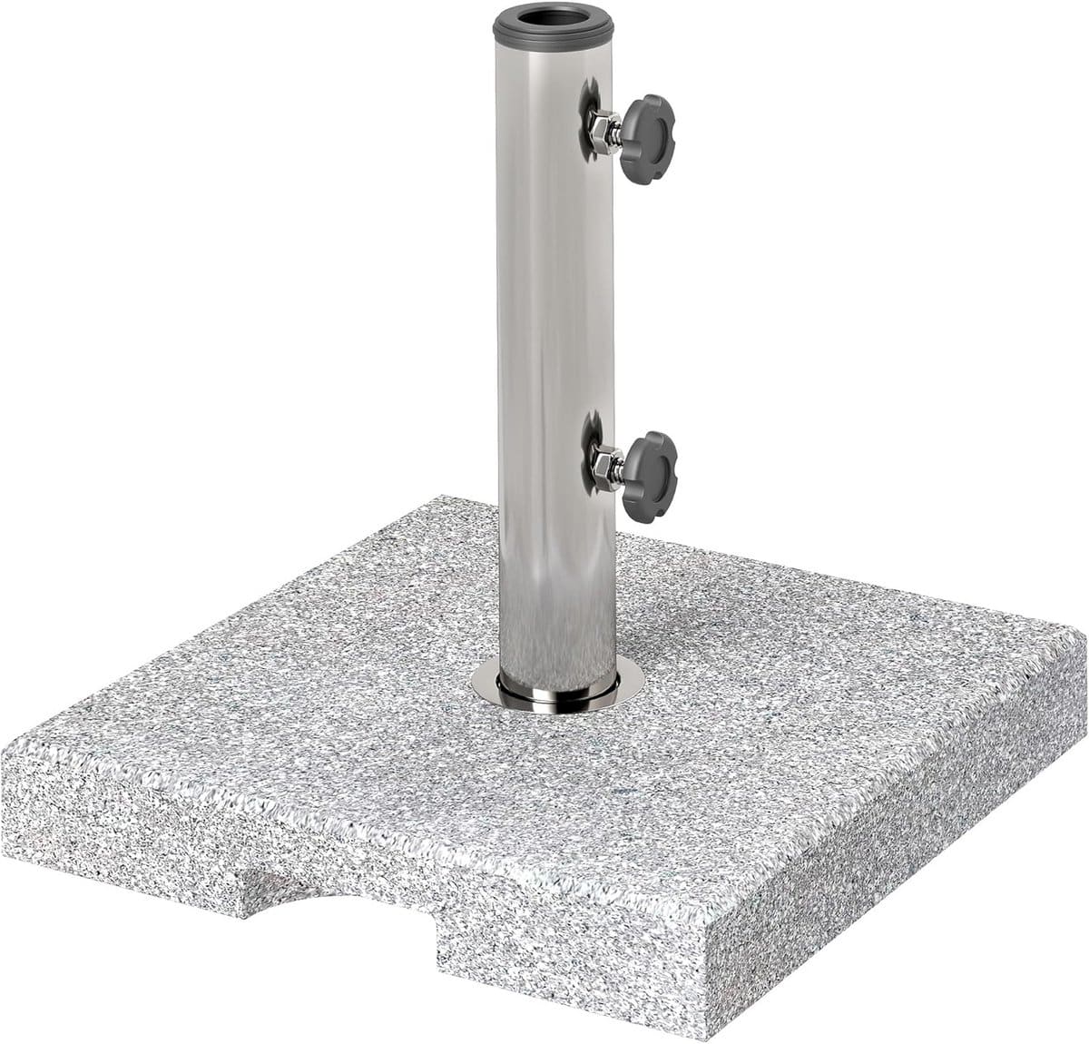 zware granieten parasolvoet 21kg voor balkon, terras en tuin