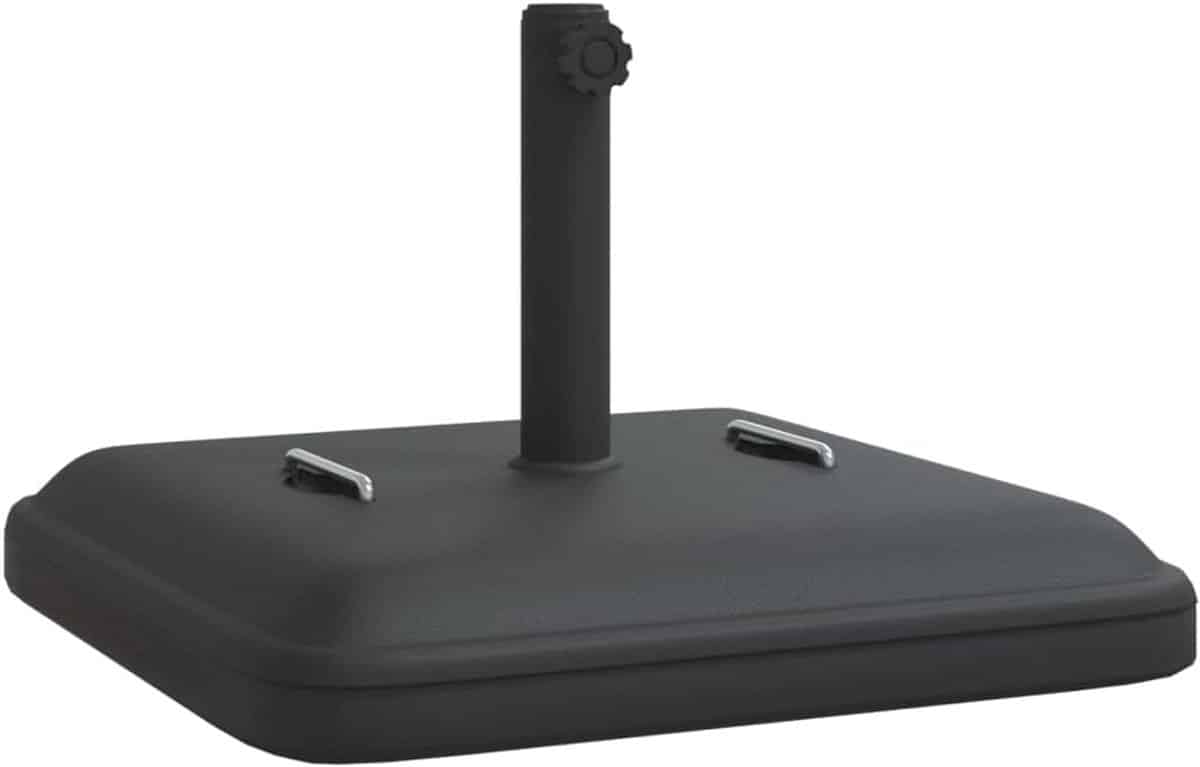 zware parasolvoet 27 kg met handvatten geschikt voor stokken