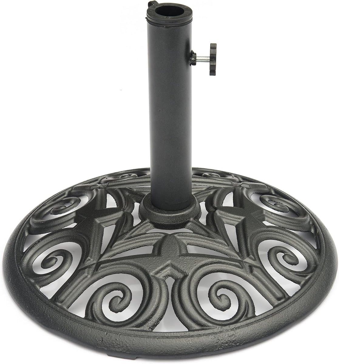 zware parasolvoet van gietijzer 45 cm diameter voor standaard