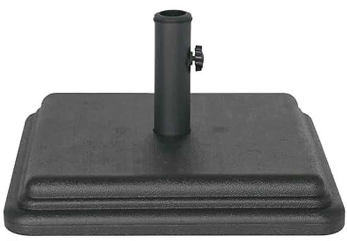 zware parasolvoet voor terras met ondersteuningsknop