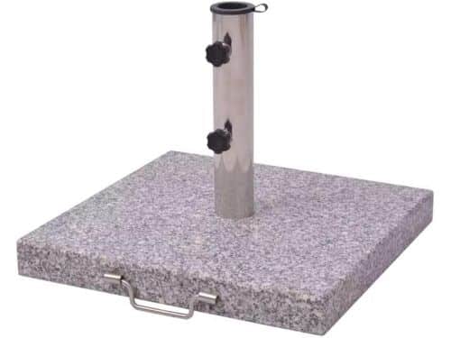 Zware Vierkante Parasolvoet met Hendel - 30 kg Gewicht