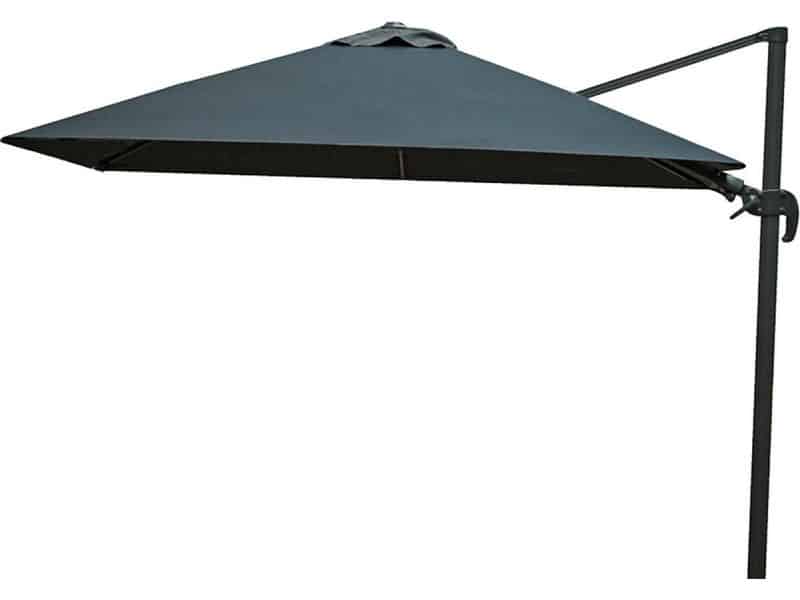 Zweefparasol 300 x 300 cm Shadow LED - Antraciet/Faded Black