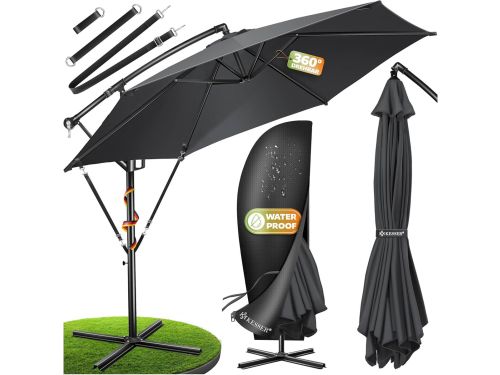 Zweefparasol Aluminium - Terrasparasol Tuinparasol - Buiten Zonnen - Waterafstotend