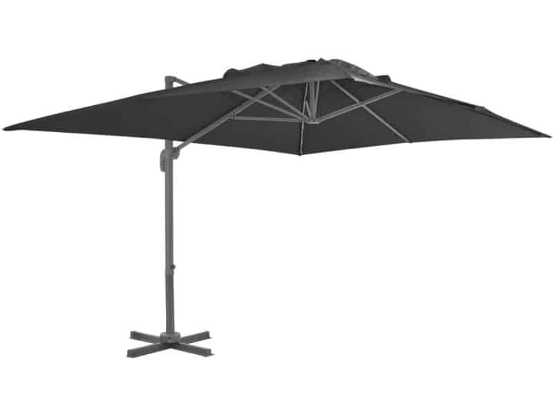 Zweefparasol Cantilever Parasol 400x300 cm UV-werend Schaduwdoek