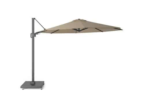 Zweefparasol Halifax/Bermuda T2 Taupe D350 Platinum - Platinum