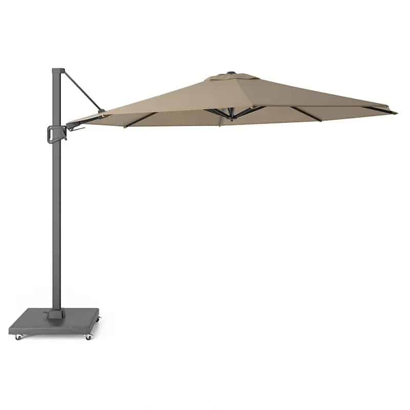 zweefparasol halifax/bermuda t2 taupe d350 platinum platinum