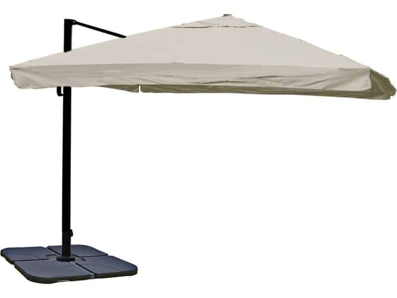 Zweefparasol MCW-A96, parasol, 3x4m (Ø5m) polyester/aluminium 26kg ~ Flap