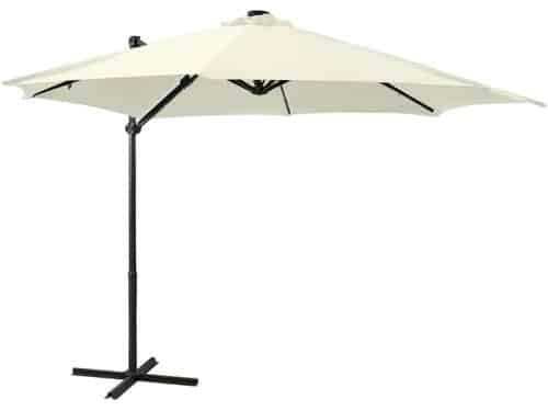 Zweefparasol met LED - Tuinparasol Schaduwdoek - Buiten Zonnen